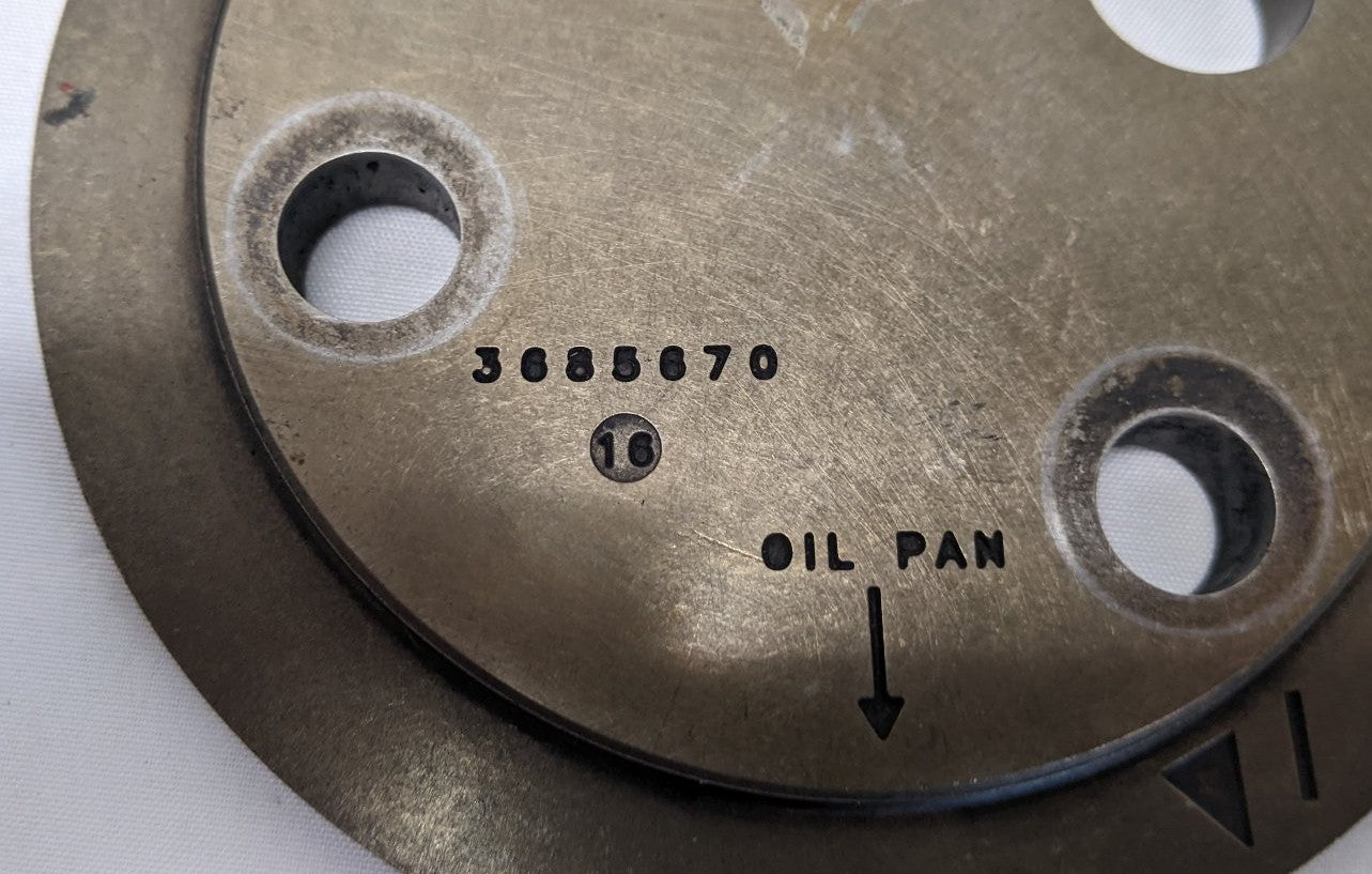 Used Cummins Camshaft Timing Gear Retainer | P/N 3685670