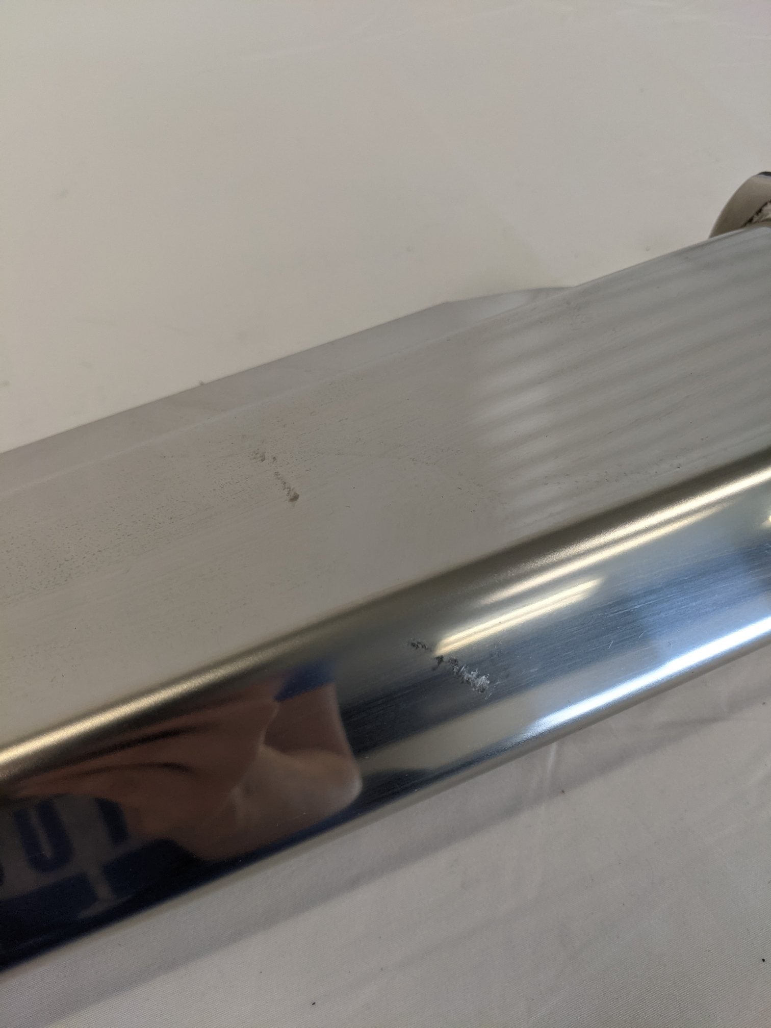 Freightliner Long Rear Straight Stainless Steel (Chrome) Mud Flap Hanger Bracket (10126774862140)