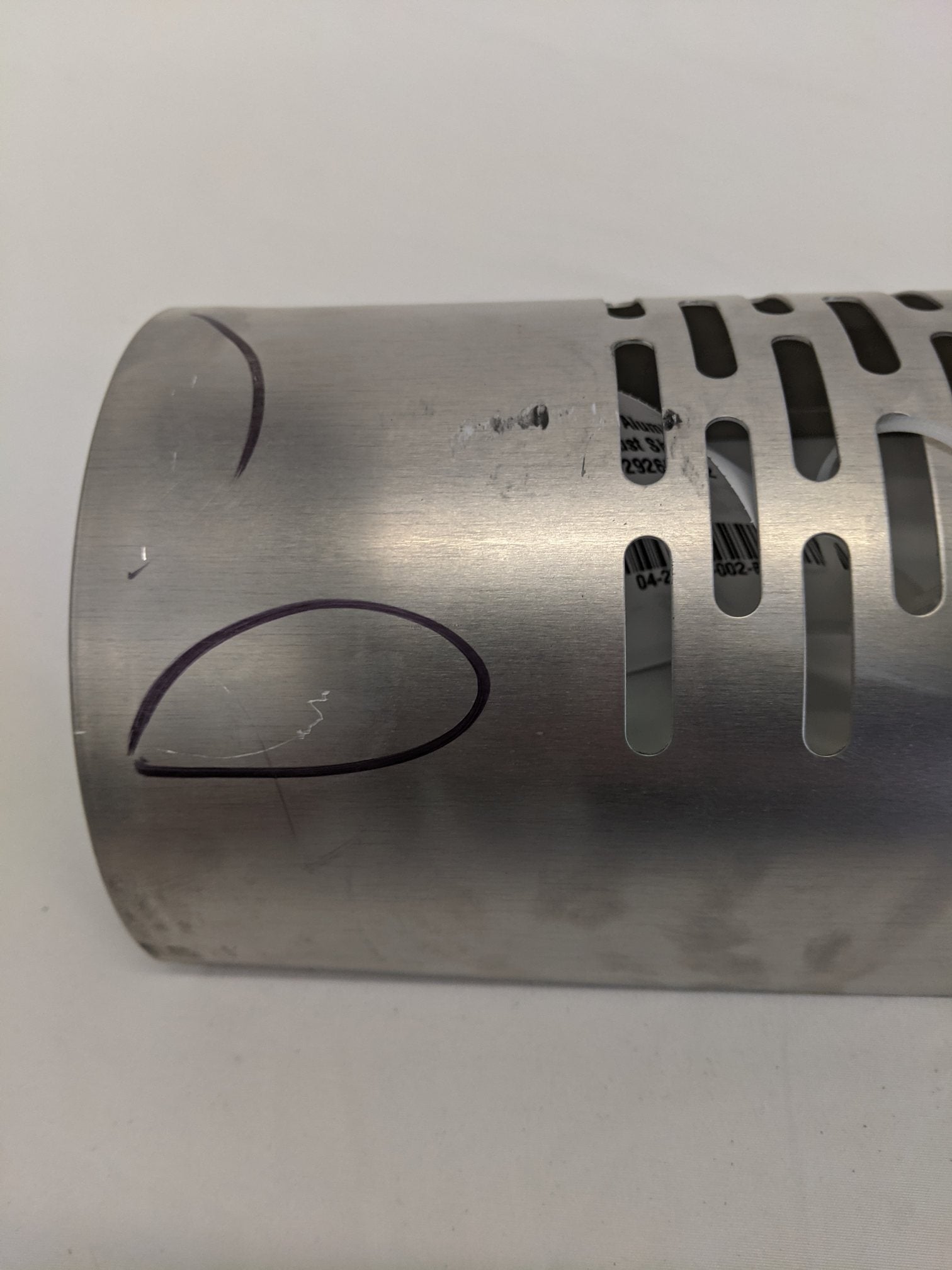 Freightliner Aluminum 4" Short Exhaust Shield - P/N  04-29265-002 (6791953219670)