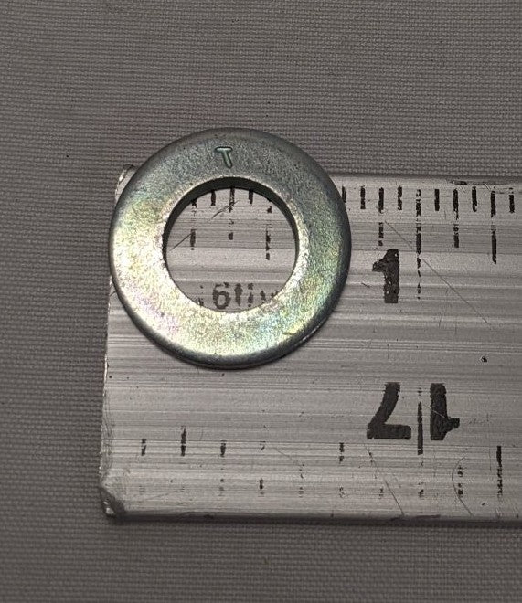 *Lot of 100* New 3/8" x 3/4" x 1/16" Zinc Plated Steel Washers