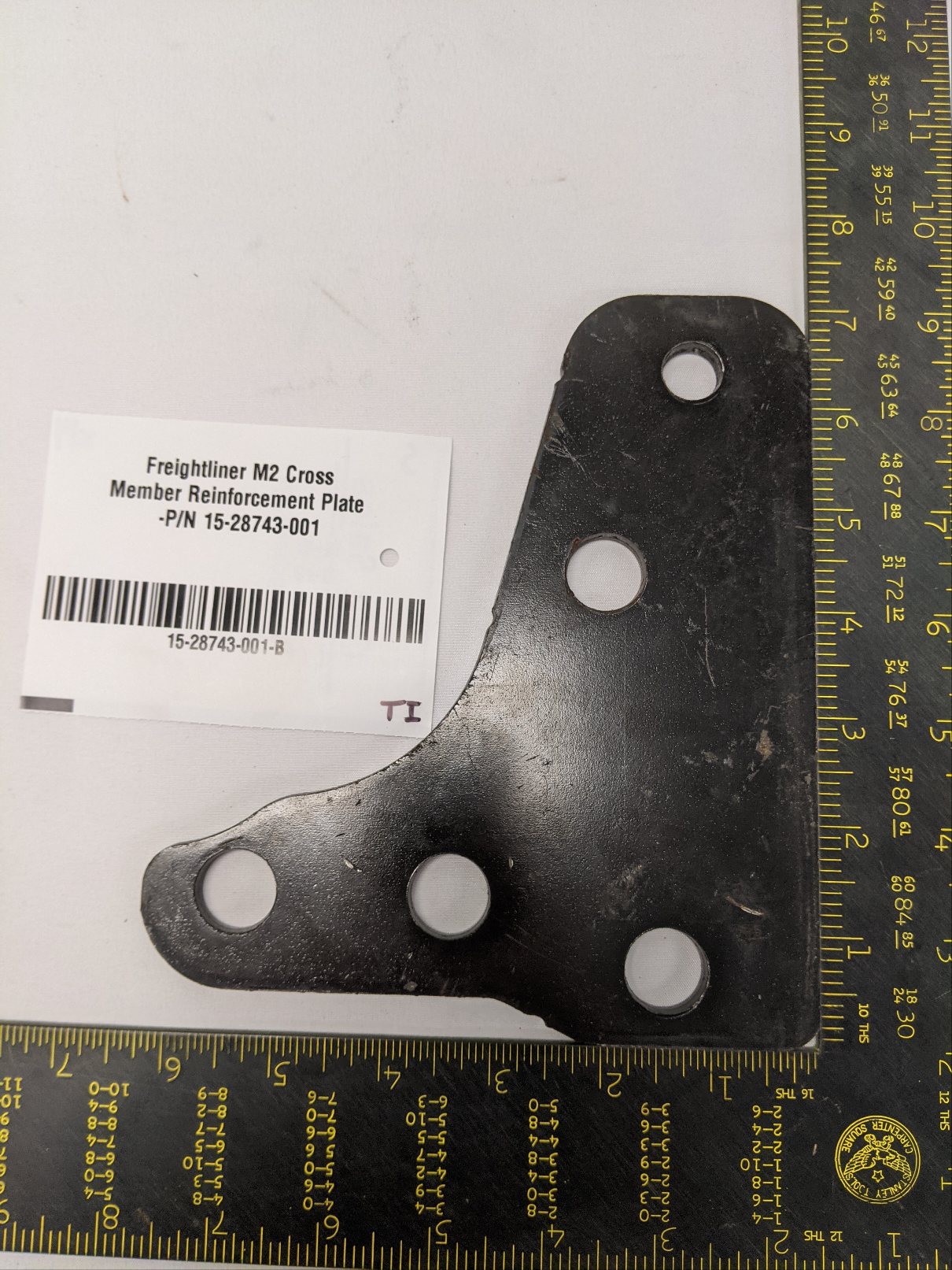 Freightliner M2 Cross Member Reinforcement Plate -P/N 15-28743-001