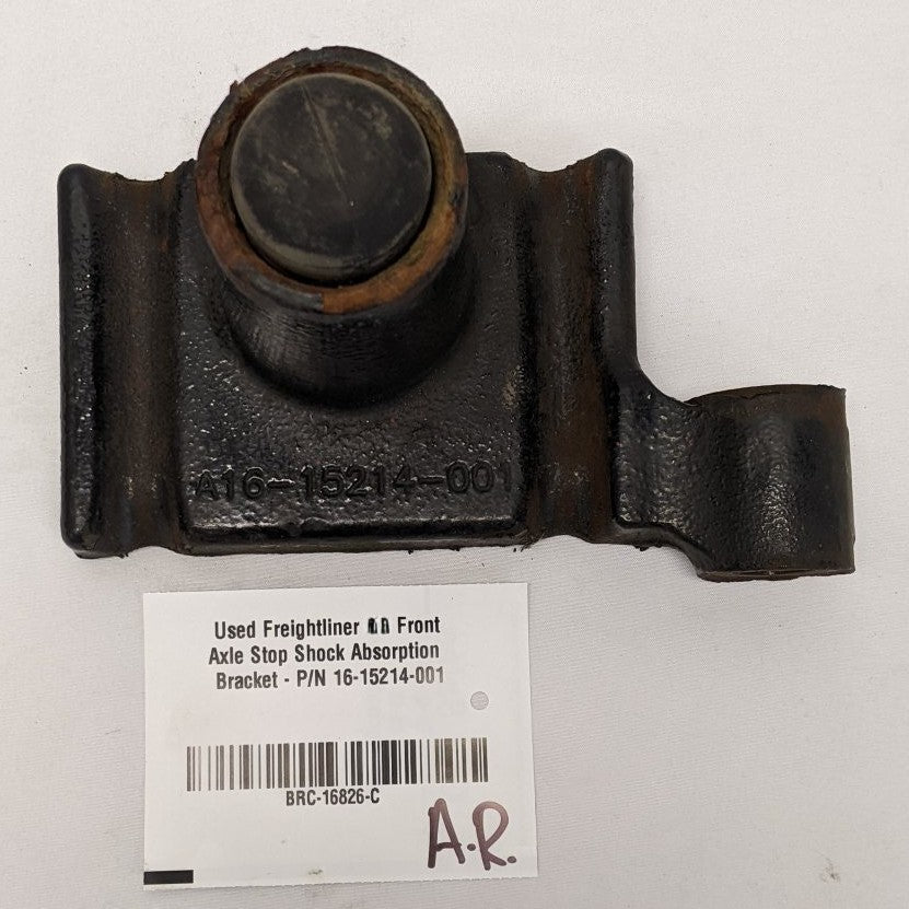 Used FTL Cascadia P3 LH Front Suspension Axle Stop Bracket - P/N 16-15214-001