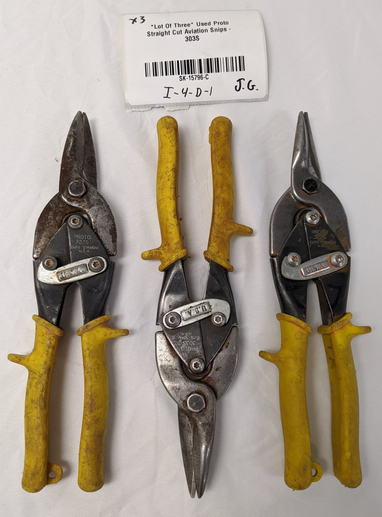 Proto Aviation Snips Straight Cut 303S - Lot of 3