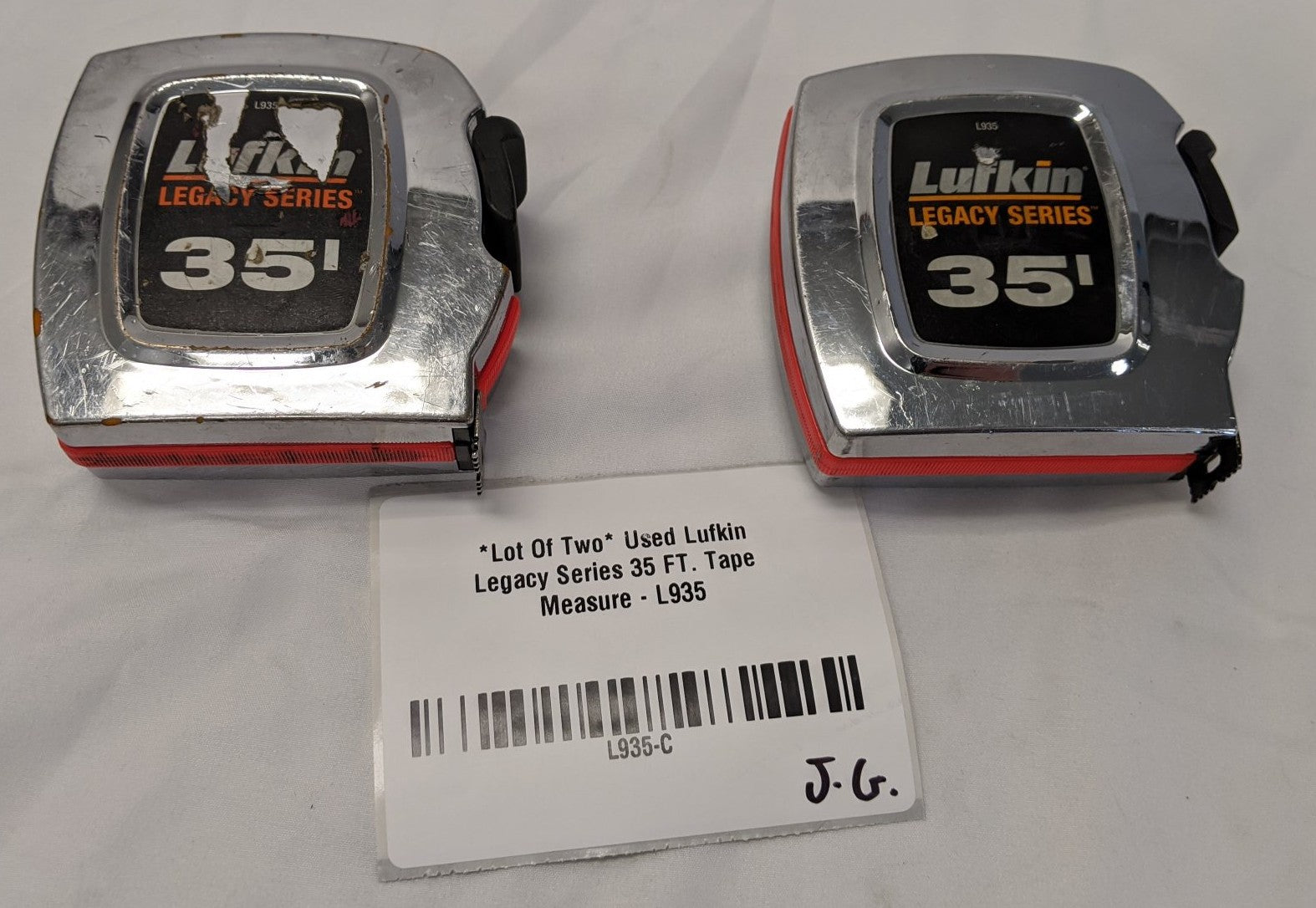 Lufkin Legacy Tape Measure 35 FT - Lot of 2 - 1" Blade - L935
