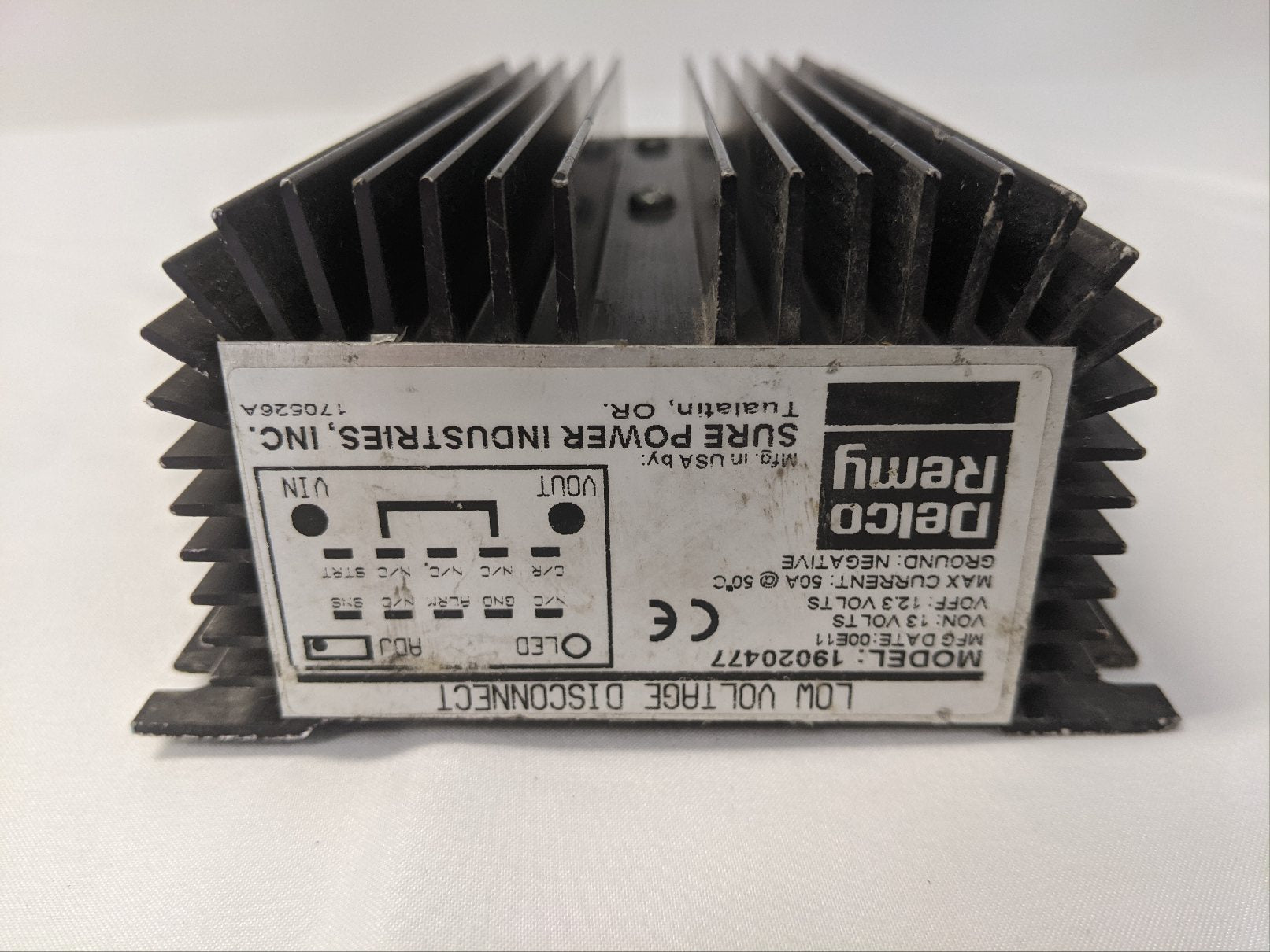 Used Delco Remy Low Voltage Disconnect Module - P/N DR 19020477