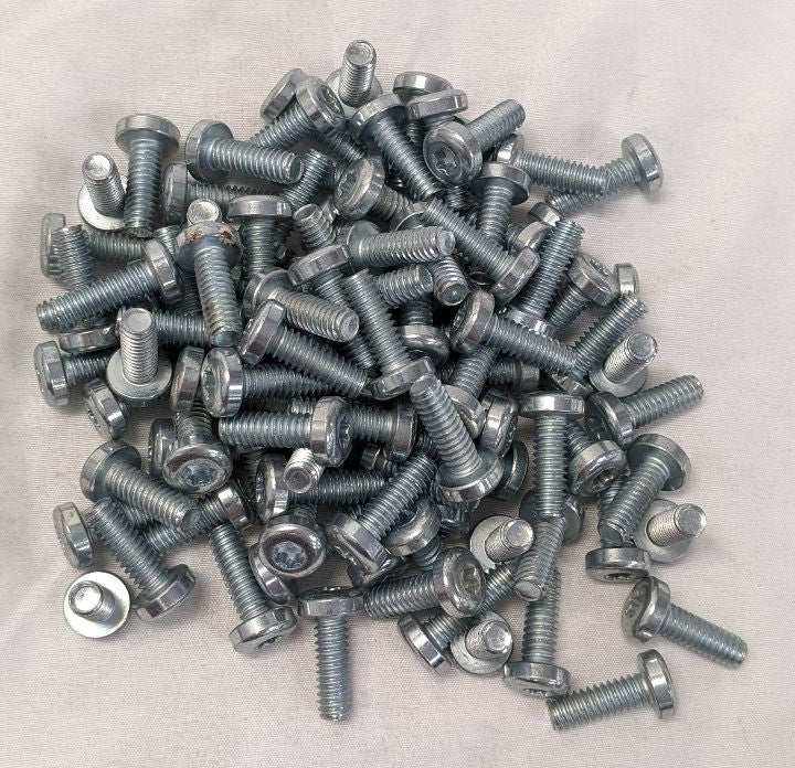 *Lot of 100* New 1/4"-20 x 3/4" Fully Threaded Coarse Steel (Torx) Pan Machine Bolts