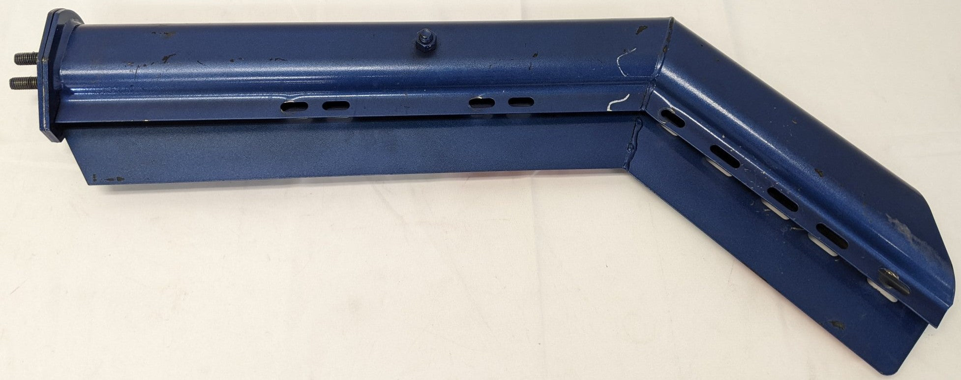 Used FTL LH Rear 45° Angled Blue Mud Flap Bracket Hanger - P/N 22-75801-000