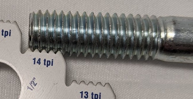 7/16"-14 x 4 1/4" Grade 5 Hex Bolts - Zinc Plated, Partly Threaded, Lot of 25