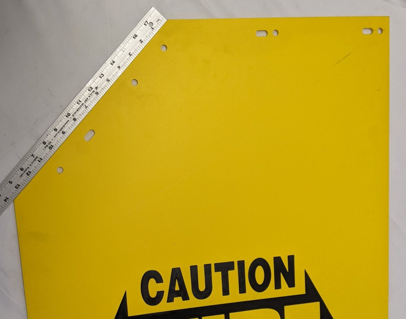 Freightliner LH 27" Yellow Mitered Mud Flap 22-61643-512