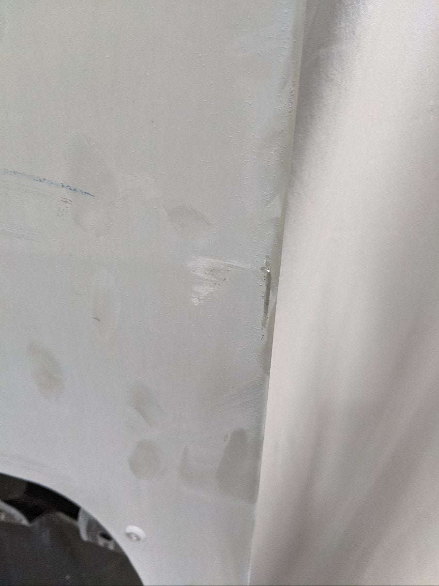 Damaged Freightliner M2 Plus LH (Driver's Side) Door (Bottom Corner Bent)