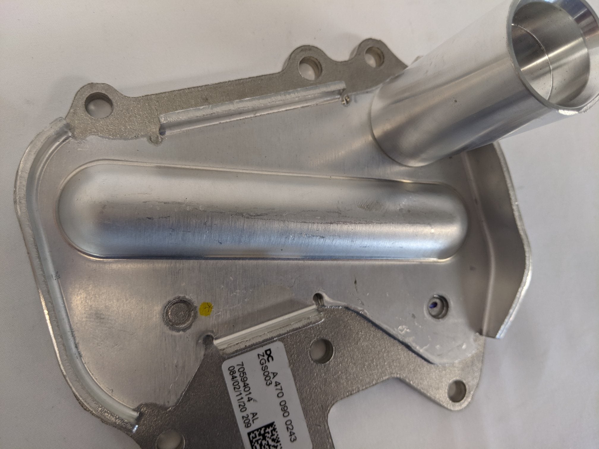 Partial Detroit Fuel Cooler Delete Bypass Plate Kit - P/N A 472 070 00 79 (10126297923900)