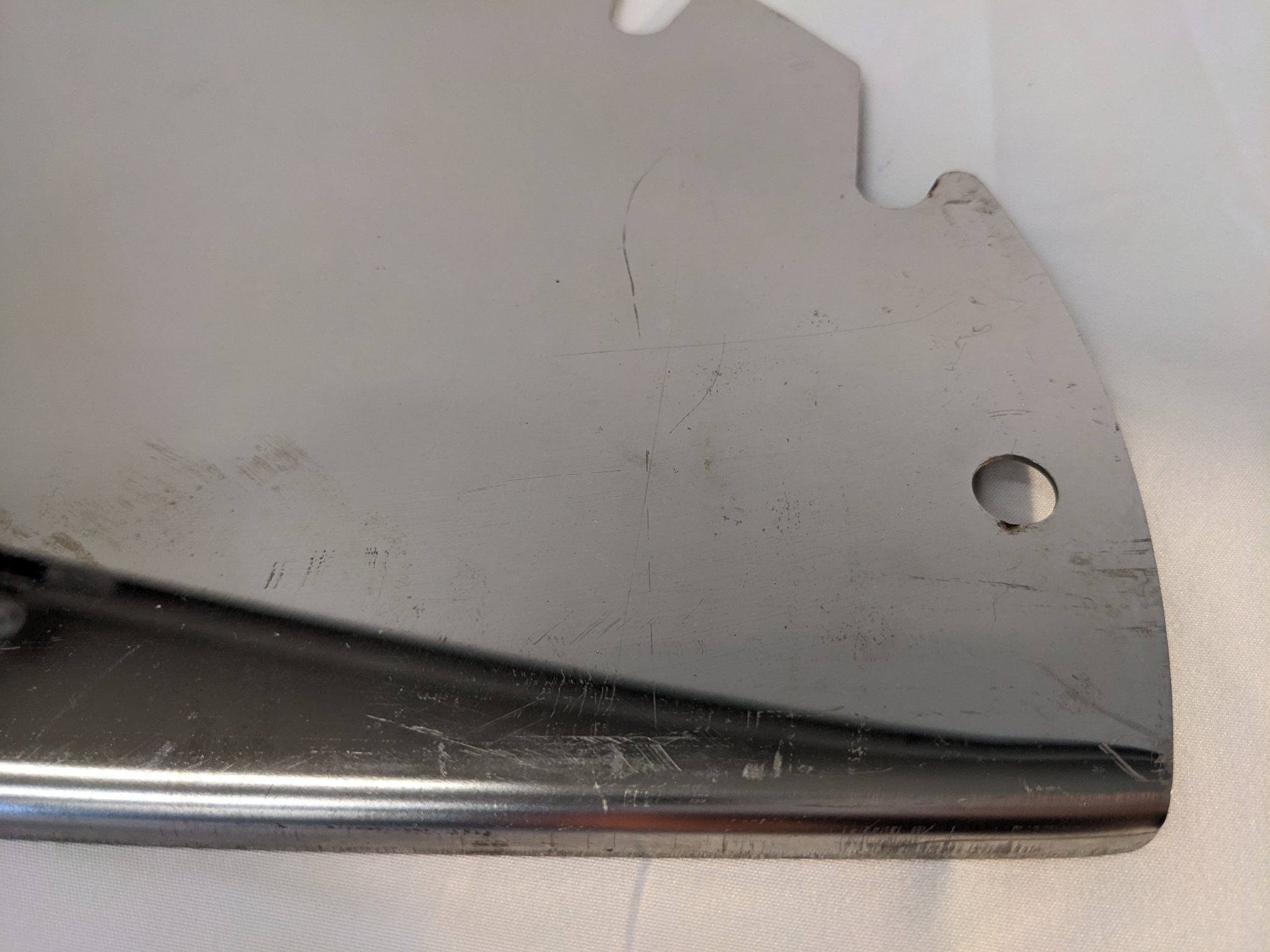 Used Freightliner Coronado RH Stainless Cowl Trim Panel - P/N 17-14966-001 (10089927508284)
