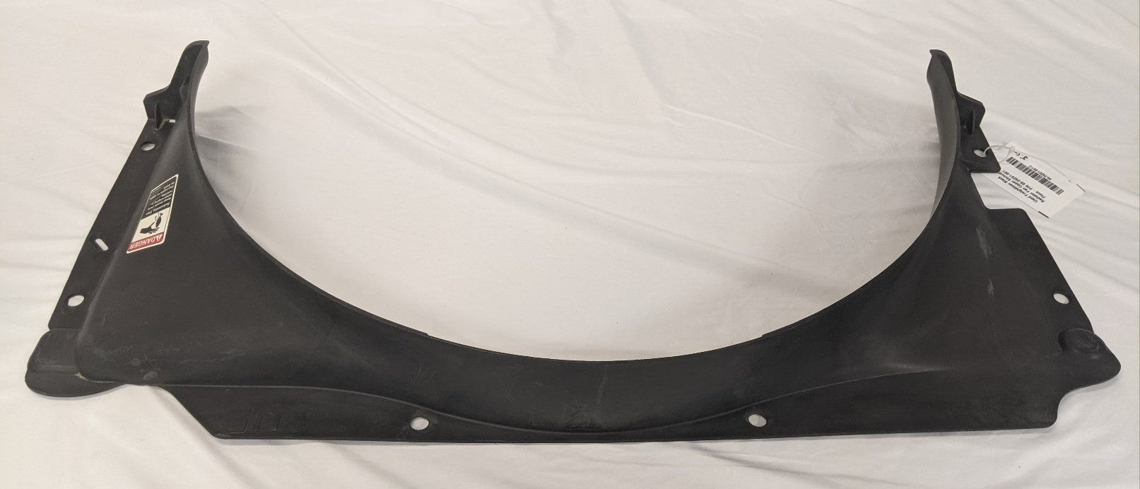 Used Freightliner Black Radiator Fan Upper Shroud Piece - P/N 05-25201-001