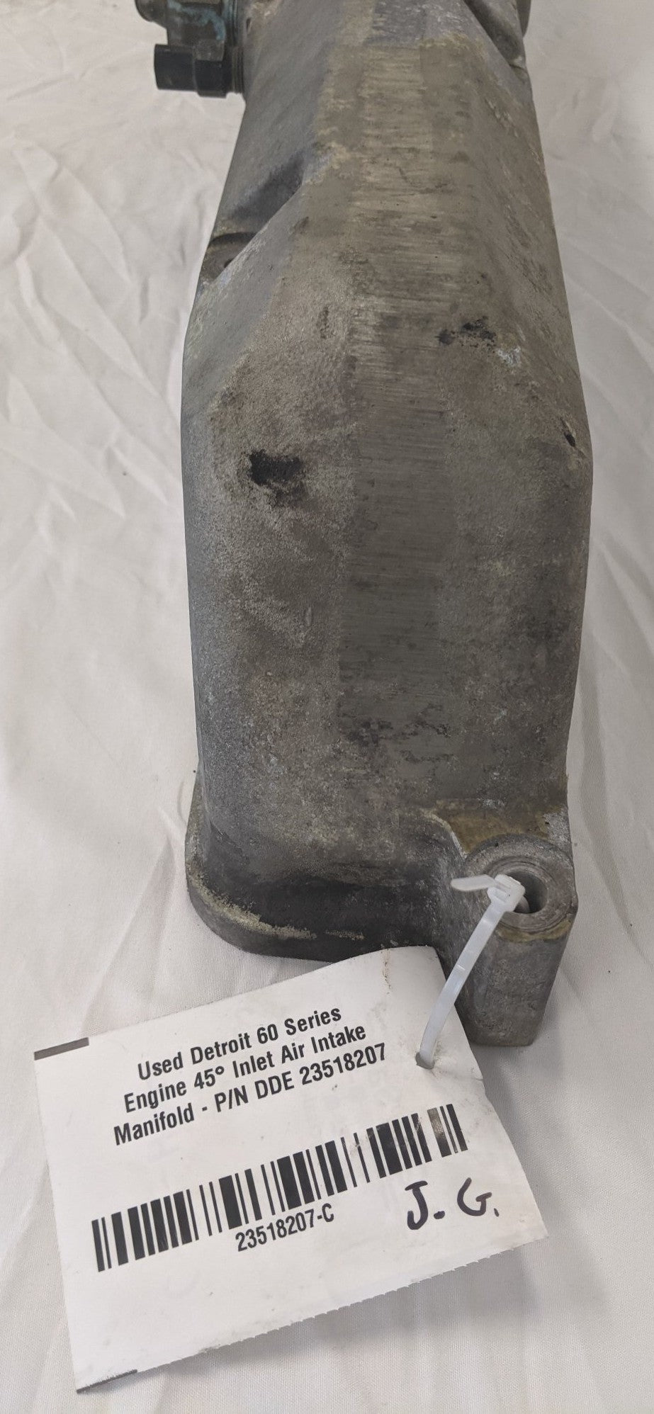 Used Detroit 60 Series Engine 45° Inlet Air Intake Manifold - P/N DDE 23518207