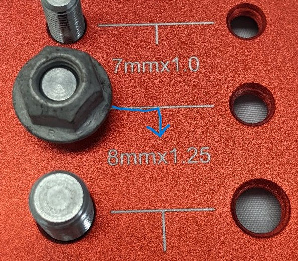 *Lot of 200* M8-1.25 Coarse Steel Grade 8 Galvanized Flange Lock Nuts