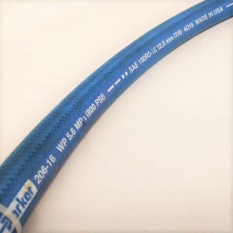 Damaged Parker 206-16 PWR STR Pressure Line Hose - P/N  5732-3419-044 (8754606932284)