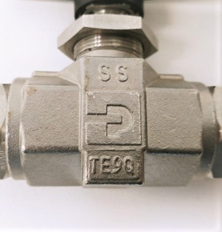 New Parker Stainless Inline 2-Way Ball Valve - 8Z6Z-B8LJ2-BN-SSP-LNF (4287058903126)