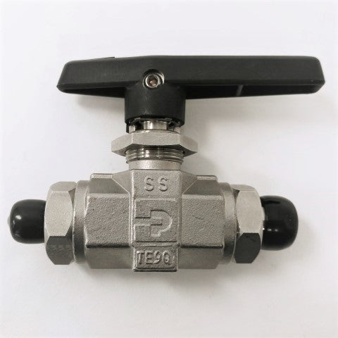 New Parker Stainless Inline 2-Way Ball Valve - 8Z6Z-B8LJ2-BN-SSP-LNF (4287058903126)