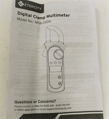 Etekcity Digital Clamp Multimeter