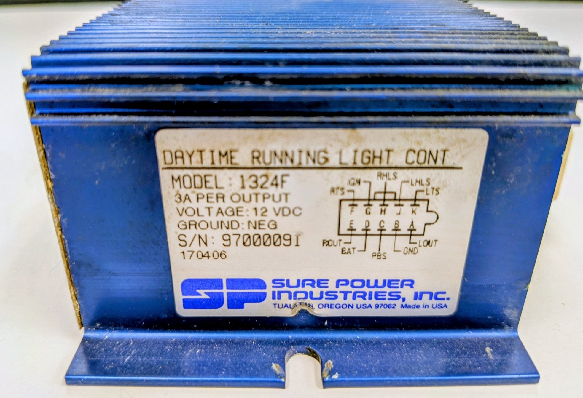 Used Freightliner Sure Power Daytime Running Lamps Control Module -P/N SPD1324F (10175046025532)
