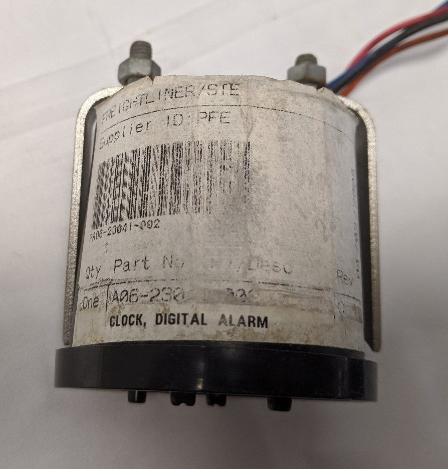 Used Freightliner Cascadia P3 Black Digital Alarm Clock - P/N A06-23041-002