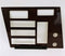 Switch Panel, 2V, 14E, 7A, DSTR, APB, Cherry P/N  A18-61792-412 (4464945365078)