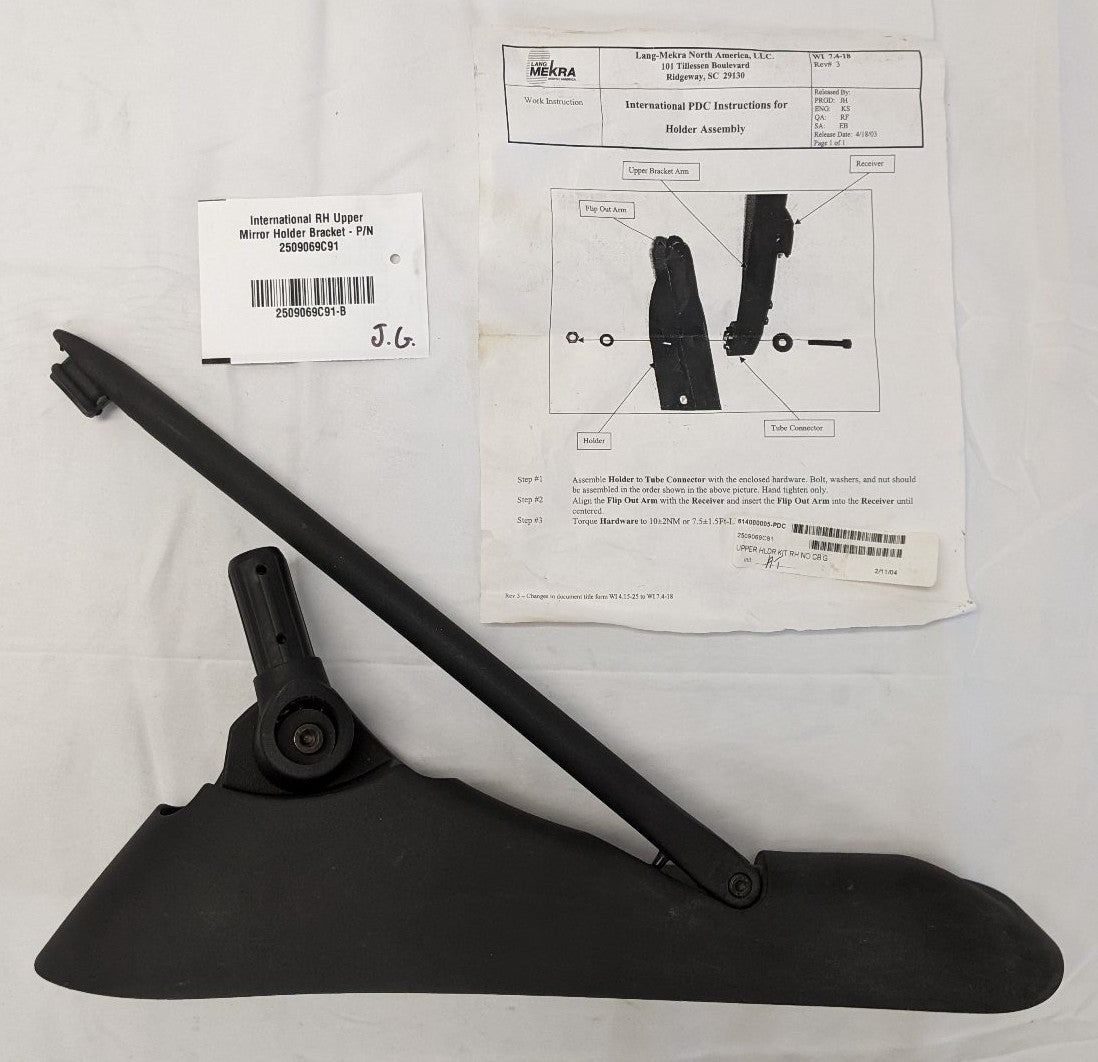 International RH Upper Mirror Holder Bracket - P/N 2509069C91