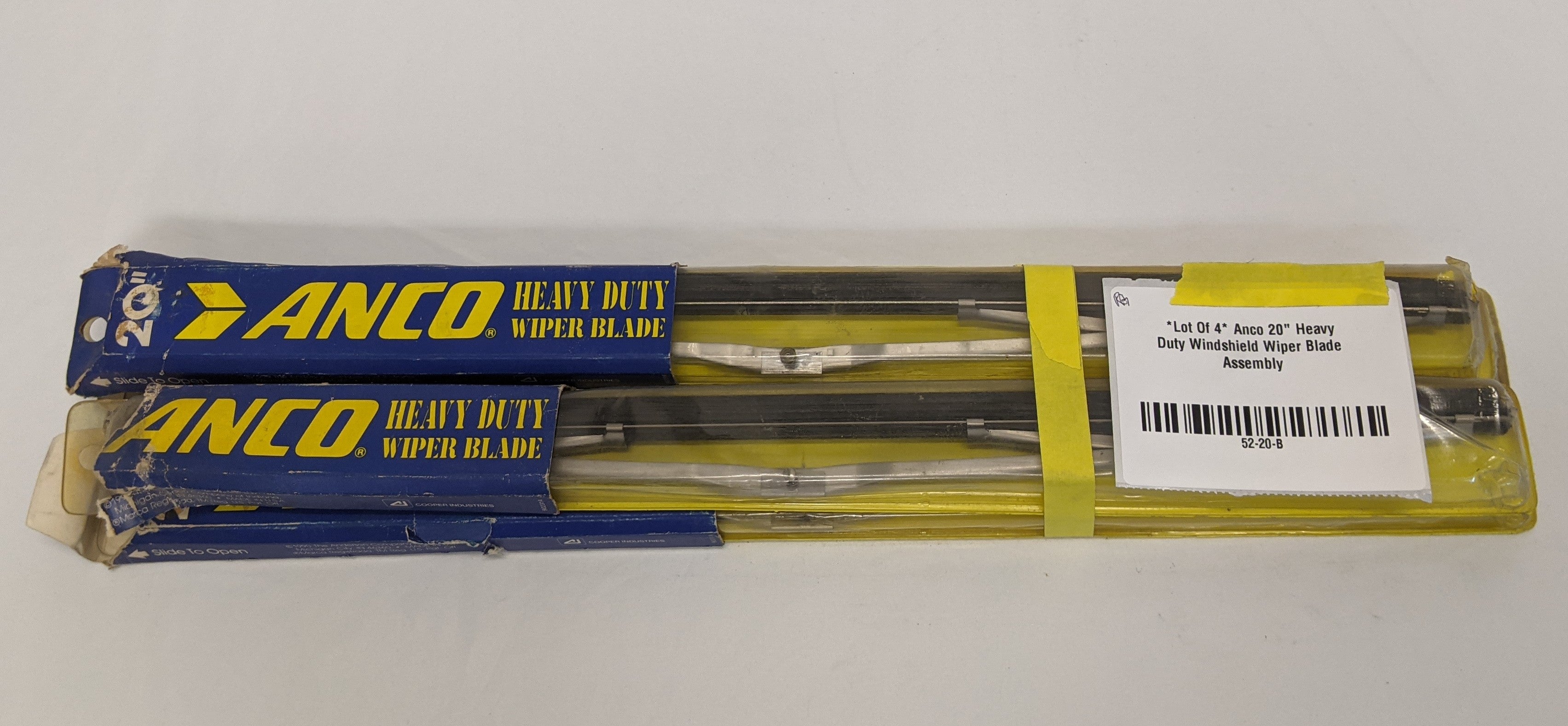 *Lot Of 4* Anco 20" Heavy Duty Windshield Wiper Blade Assembly - P/N: 5220 (10016872300860)