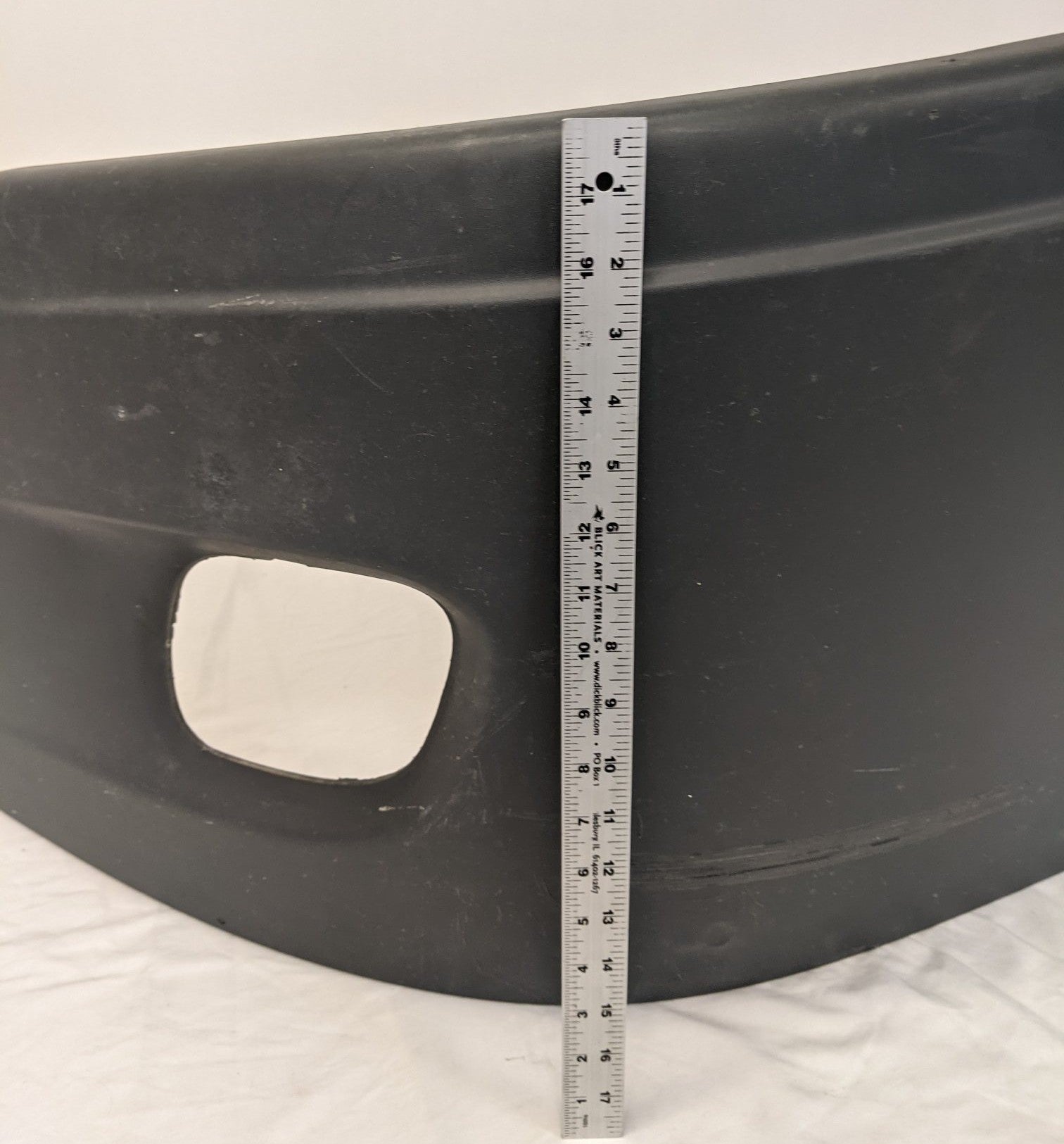 Freightliner Left Hand Gray Bumper End (21-27300-004) - Used