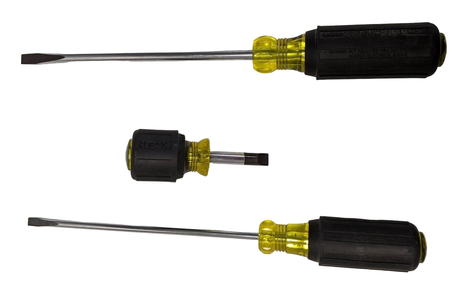 Klein Flathead Screwdriver (3-Piece Set) - Used