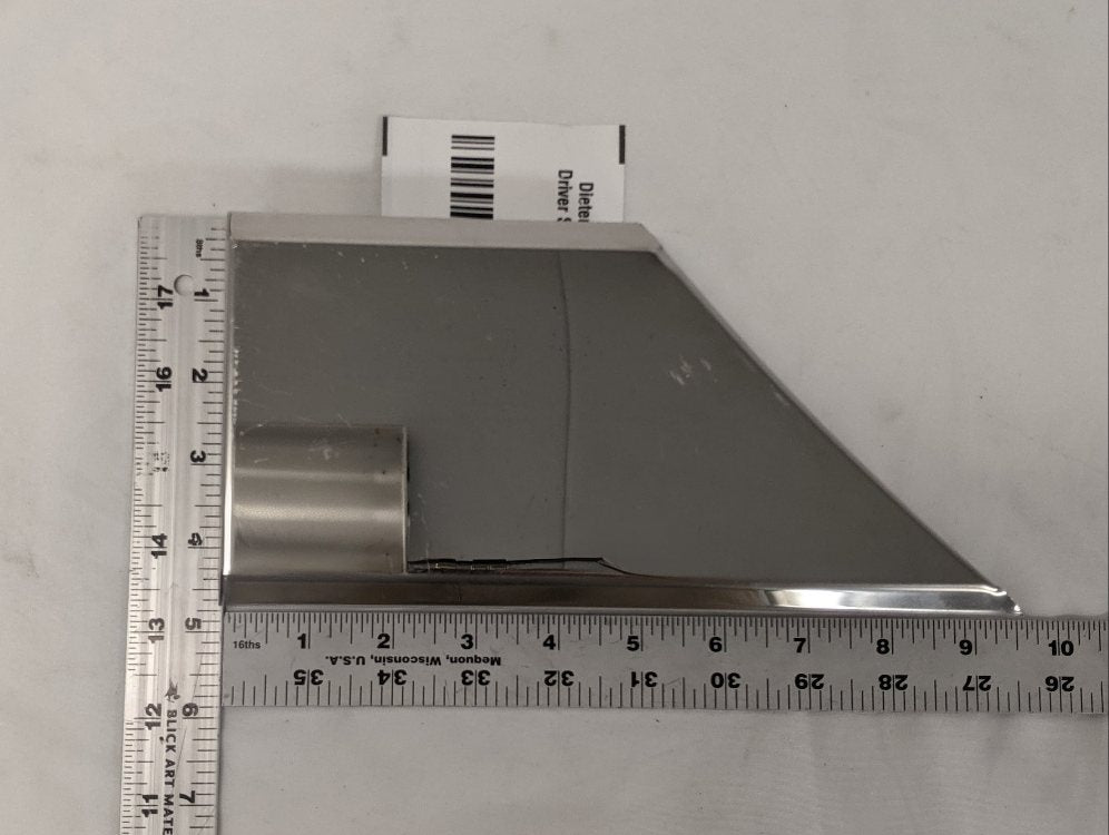 Dieter Freightliner Chrome Driver Side Valance Panel P/N  A22-69717-000