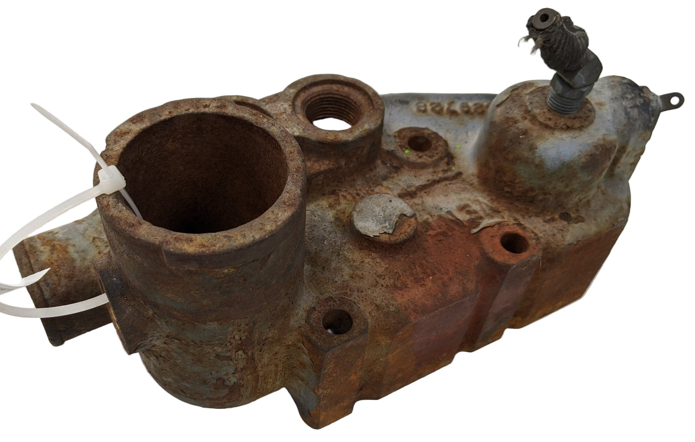 Used Detroit Series 60 Engine Water Thermostat Housing Cover - P/N DDE 08929728