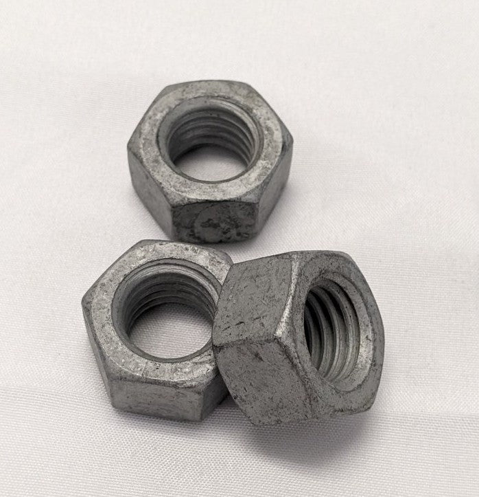 *Lot of 50* New 5/8"-11 Coarse Threaded Steel Galvanized Nuts
