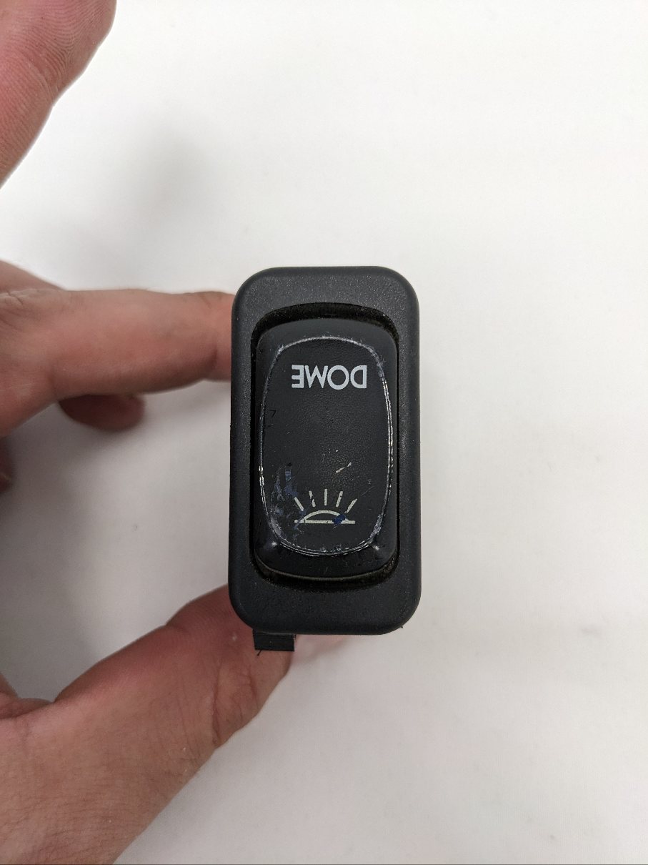 Used Freightliner Rear Dome Light Momentary Rocker Switch - P/N A06-22523-013 (8260520640828)