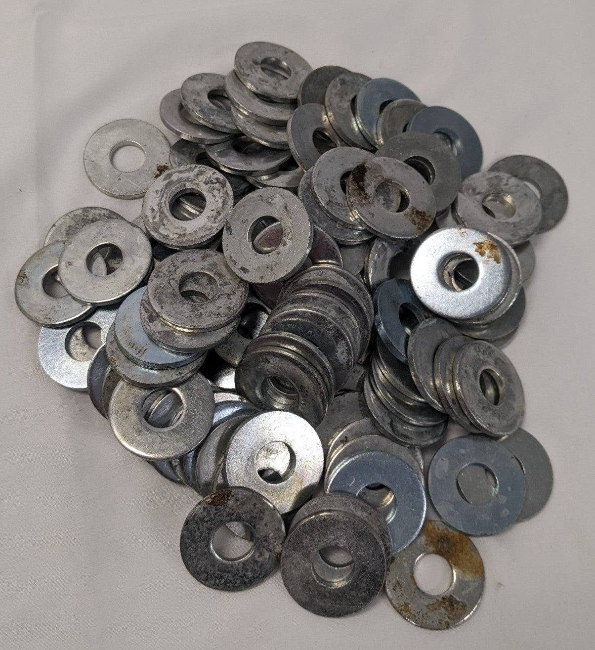 *Lot of 100* 1/2" x 1 3/8" x 1/8" Zinc Plated Steel Washers