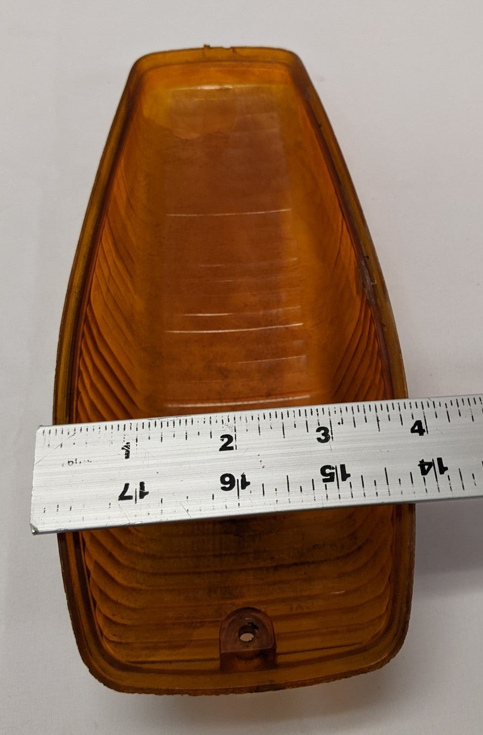 Lot of 2 Grote Amber Marker Light Lens Damaged P/N 92193