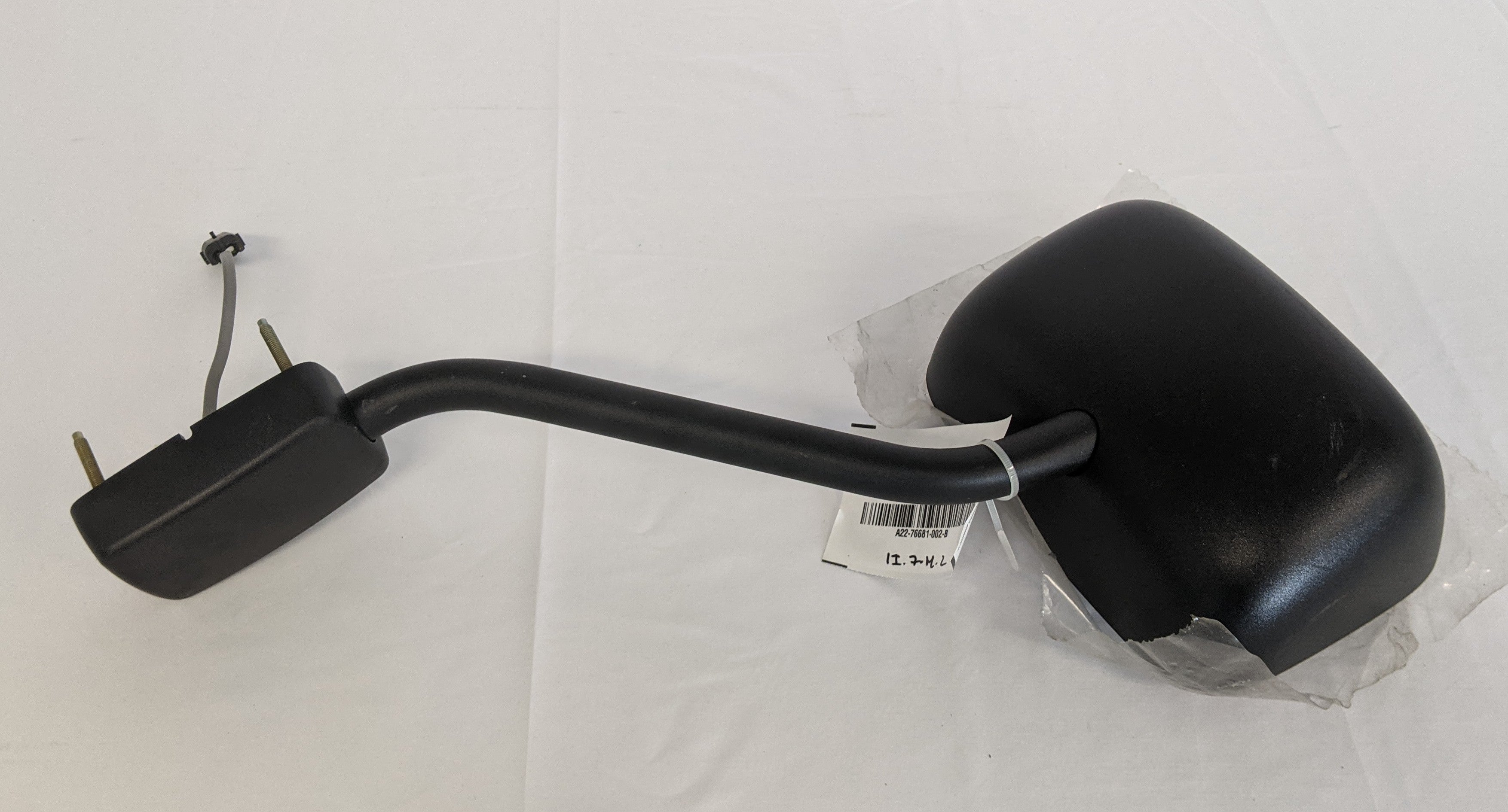 Freightliner LH HTD Long BBC Black AUX Hood Mirror - P/N  A22-76681-002 (8164792467772)