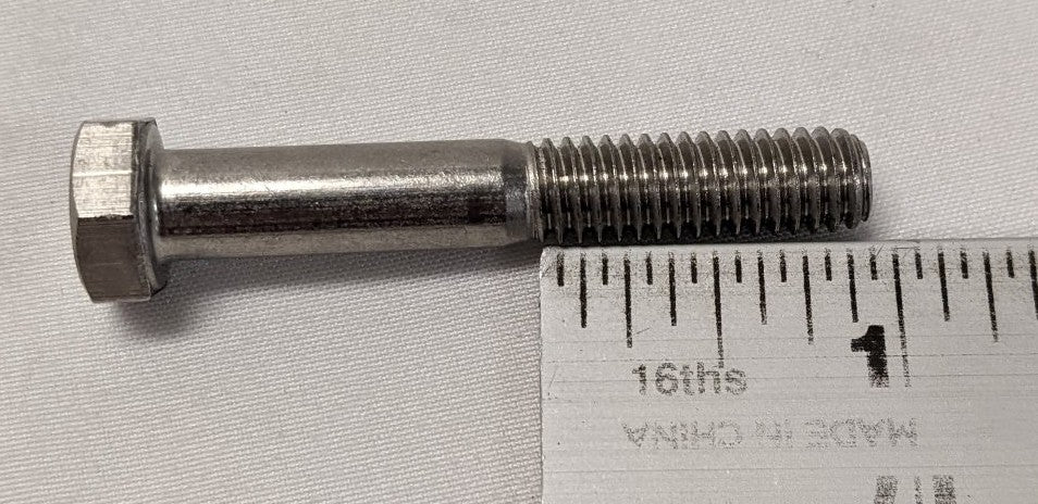 *Lot of 50* New 5/16"-18 x 2" Partly Threaded Coarse Stainless Steel Hex Bolts