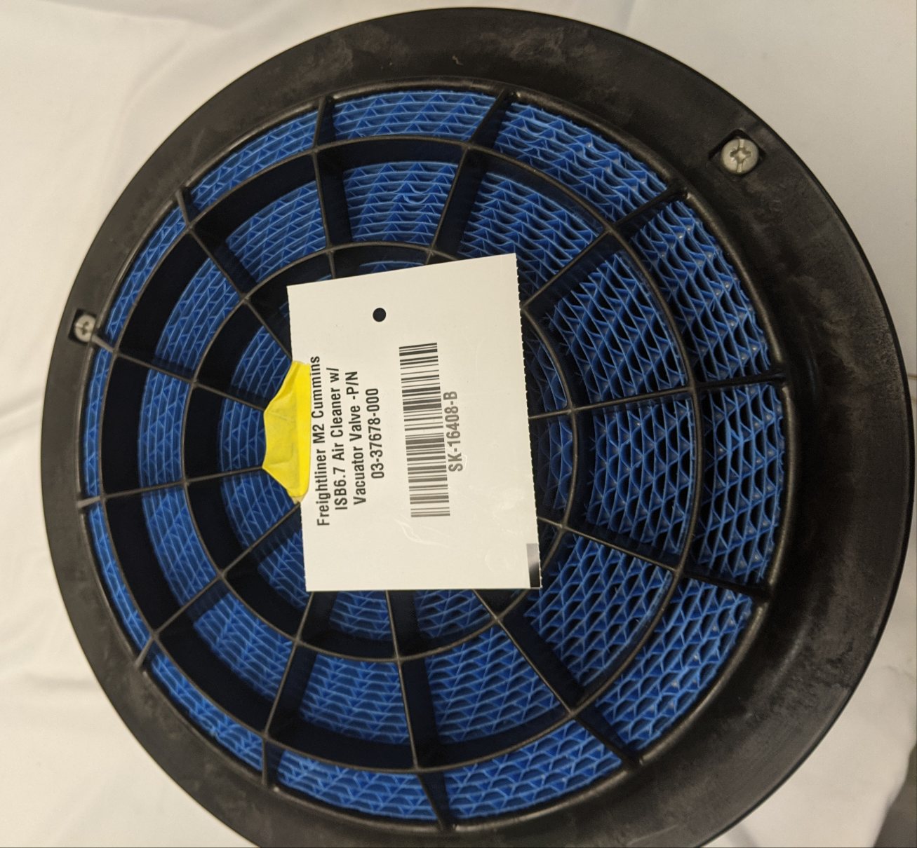 Freightliner M2 Cummins ISB6.7 Air Cleaner w/ Vacuator Valve -P/N 03-37678-000