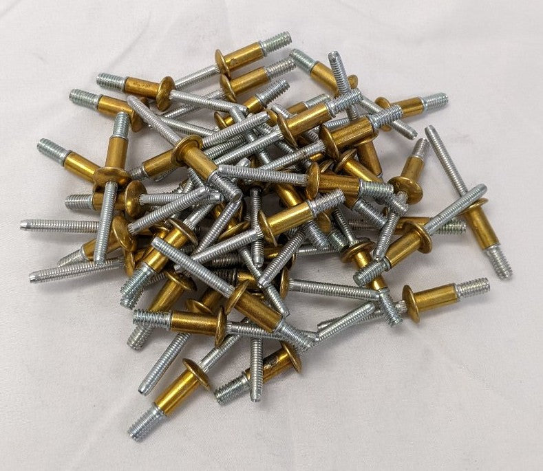 *Lot of 50* New Huck Magna-Bulb 1/4" x 9/16" Steel Rivets - P/N MBP-R8-M13