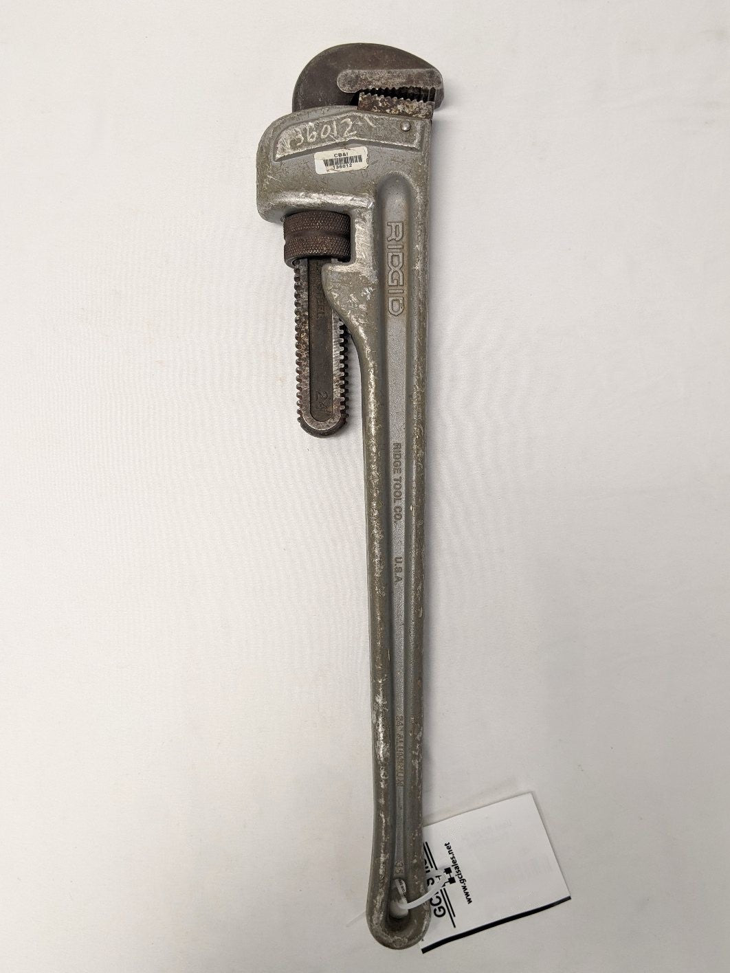 Used Ridgid 24" Aluminum Straight Pipe Wrenches