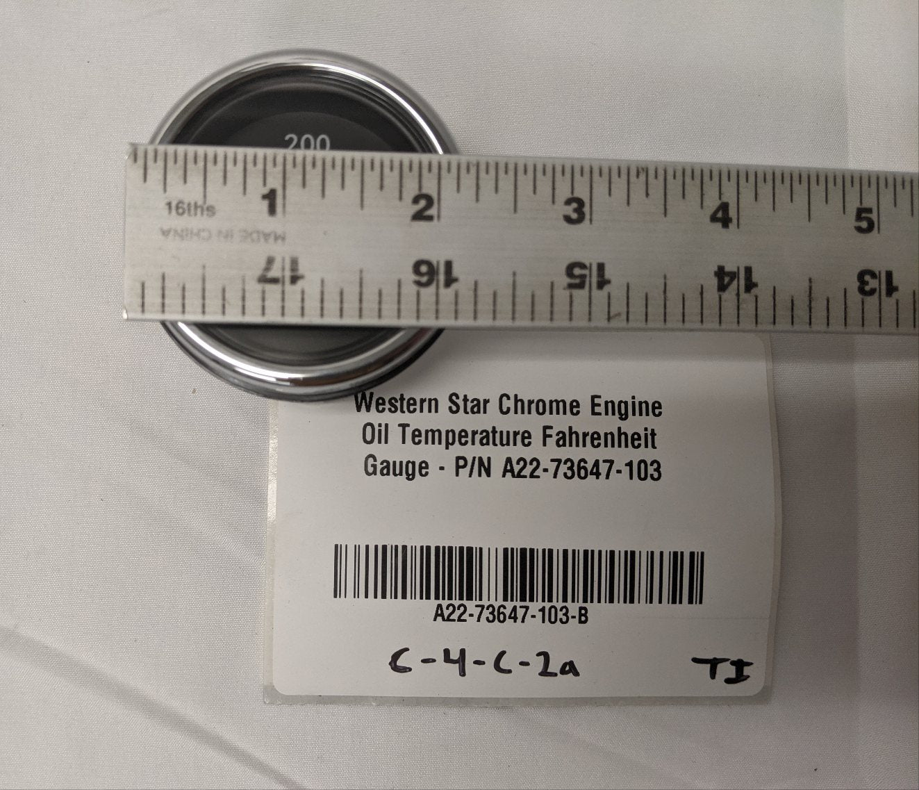 Western Star Engine Oil Temperature Gauge - A22-73647-103