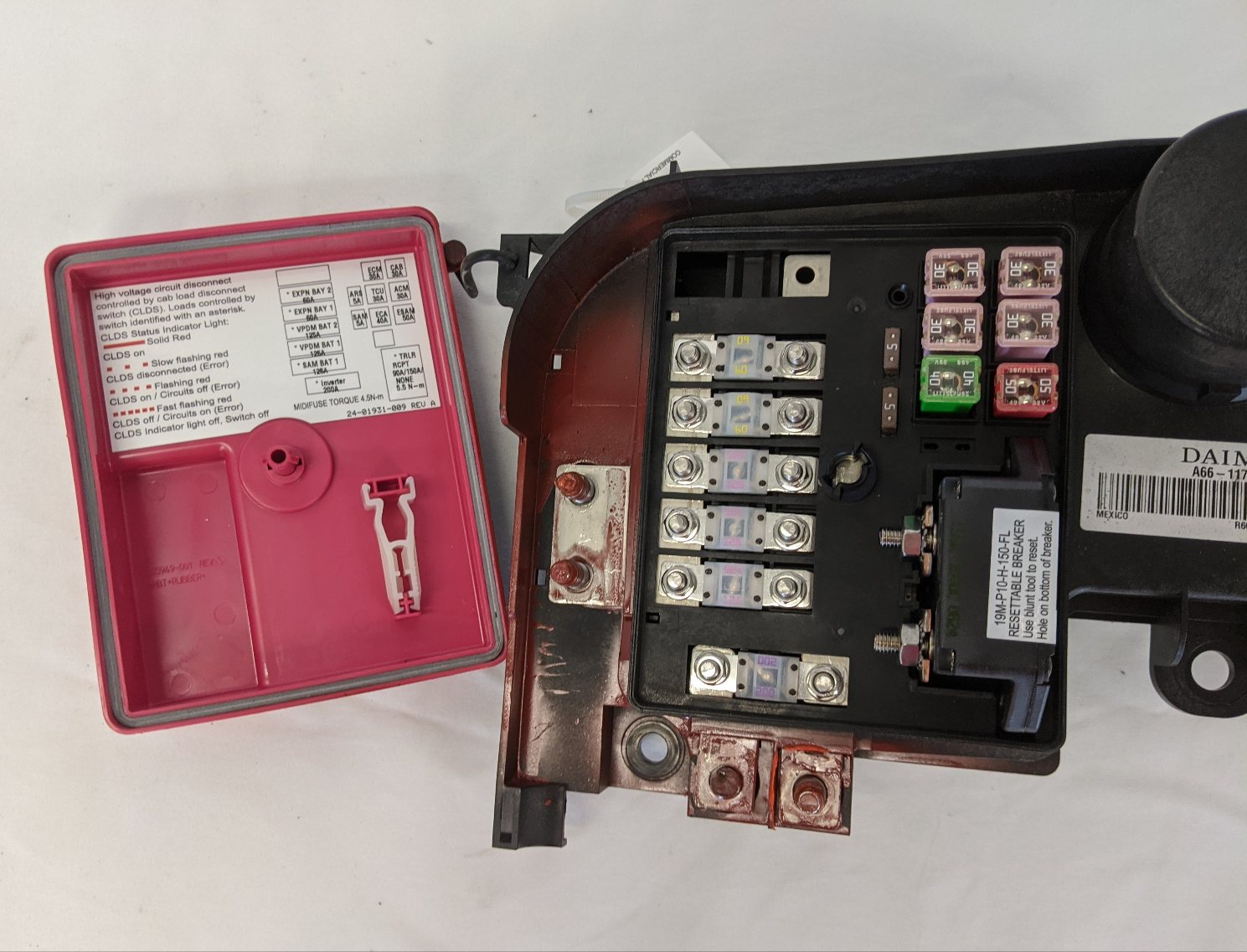 *For Parts Only*Daimler Battery Cable Access Main Power Module-P/N A66-11734-012 (10173288546620)