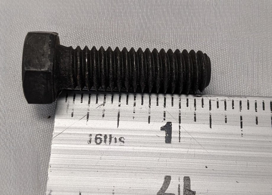 *Lot of 50* New 3/8"-16 x 1 1/4" Fully Threaded Coarse Steel Black Oxide Hex Bolts