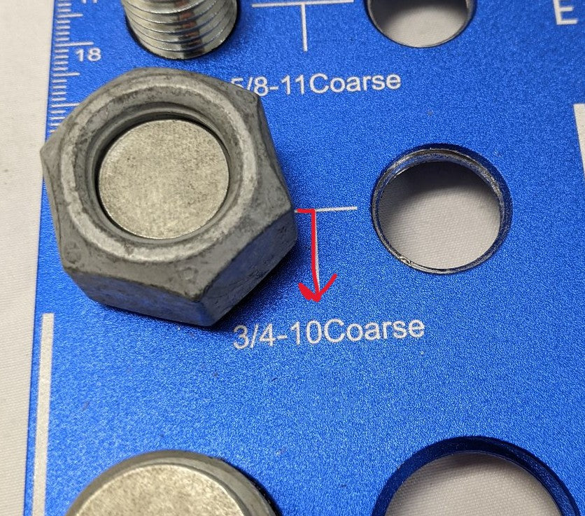 *Lot of 30* New 3/4"-10 Coarse Thread Grade G Steel Galvanized Lock Nuts