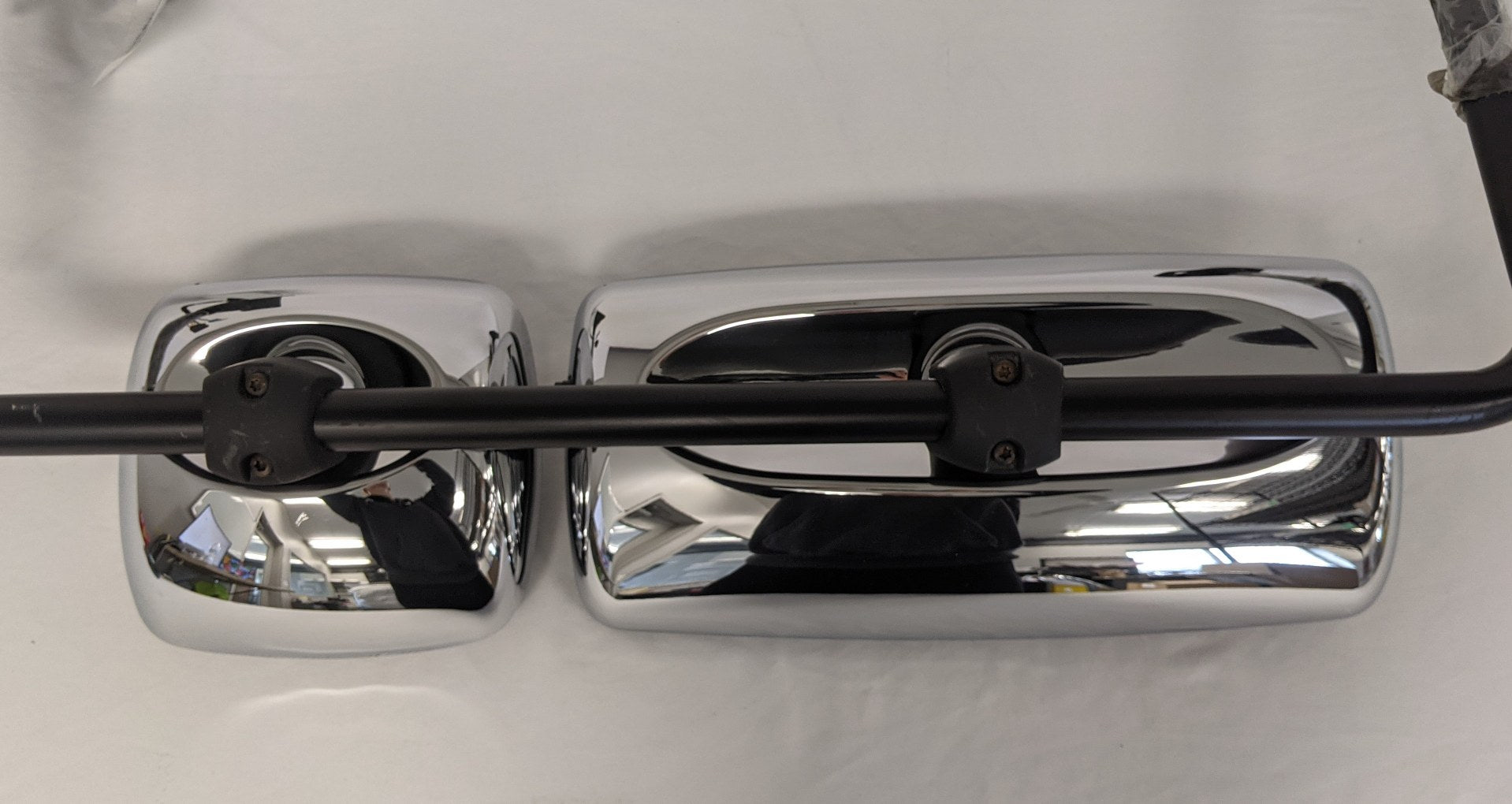 Damaged Freightliner M2 Detroit LH Heated Bright Mirror - P/N  A22-74243-035 (6593466302550)