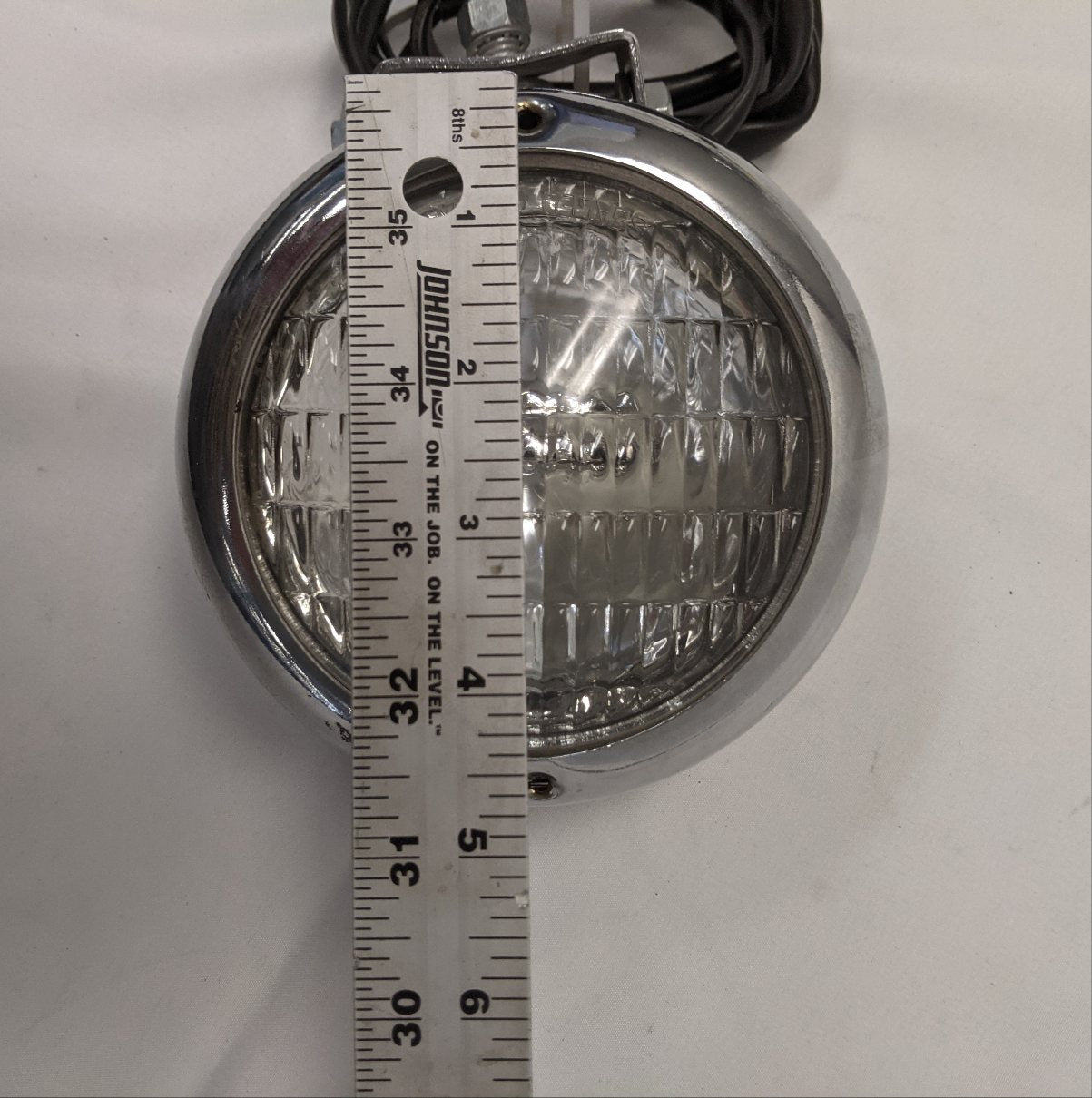 Grote Vintage-Style Chrome Utility Light w/ Screws -P/N 6412