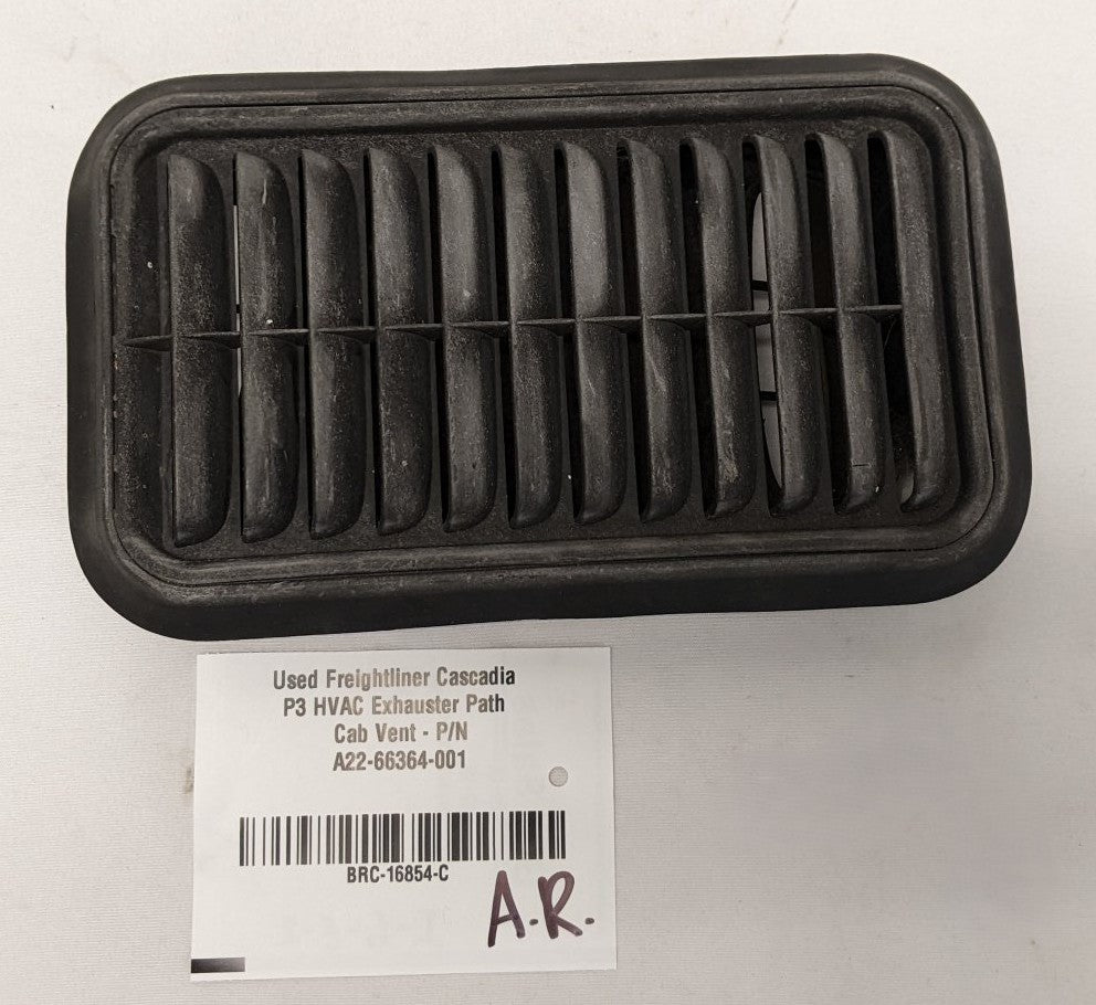 Used Freightliner Cascadia P3 HVAC Exhauster Path Cab Vent - P/N A22-66364-001
