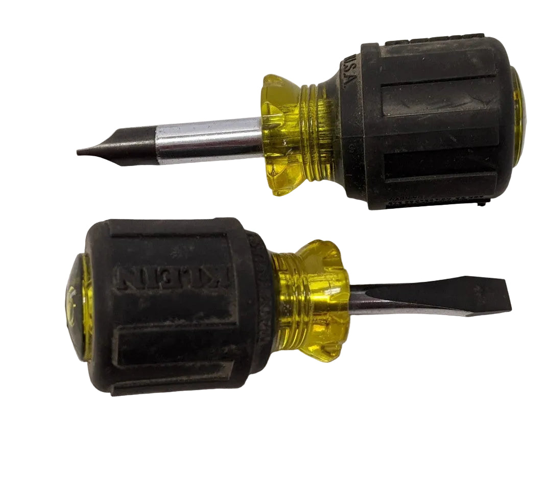 Klein Stubby Flathead Screwdriver 1.5" | 600-1