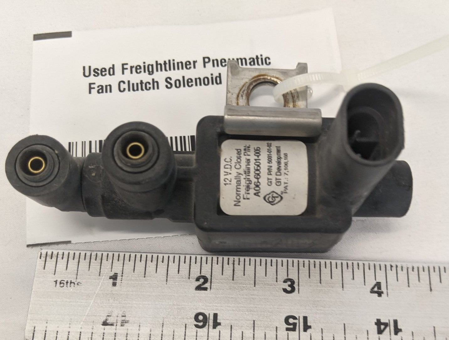 Used Freightliner Pneumatic Fan Clutch Solenoid Valve - P/N A06-60501-005